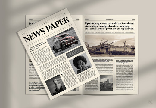 Historical Newspaper Template