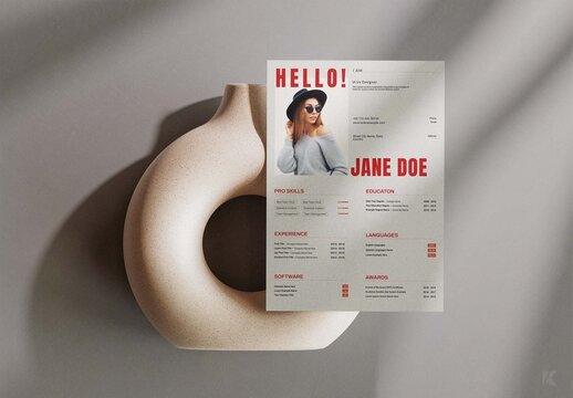 Modern Resume Template CV