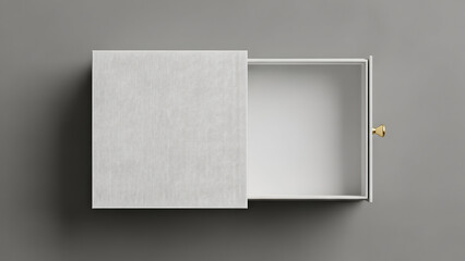 Elevate your brand with this sophisticated, minimalist box, perfect for showcasing jewelry or small gifts, adding a touch of luxury and elegance to any product.