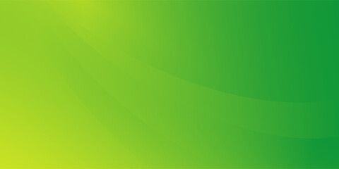 Abstract green banner background with modern graphic design style, dynamic flowing curve shapes and smooth wave elements. Creative geometric pattern background template for business presentation © Hanofa Febriyanti