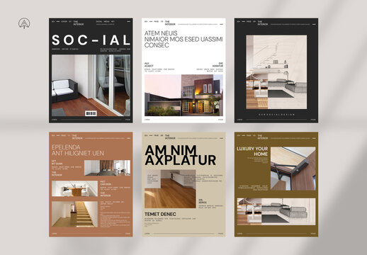 The Interior Social Media Template