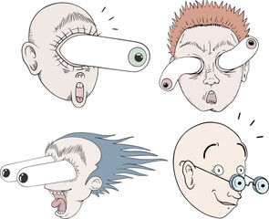 Design of imaginative head draw