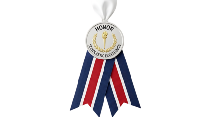 Honor scholastic excellence medal ribbon