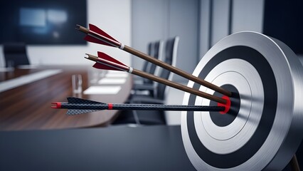 Arrow Poised to Hit Target Symbol business idea
