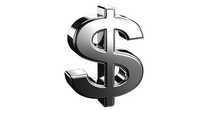 Obraz premium Shiny, metallic currency symbol against a deep black backdrop, a financial icon