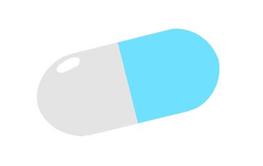 A blue capsule representing trust, medical reliability, and modern pharmaceutical solutions for health and wellness.