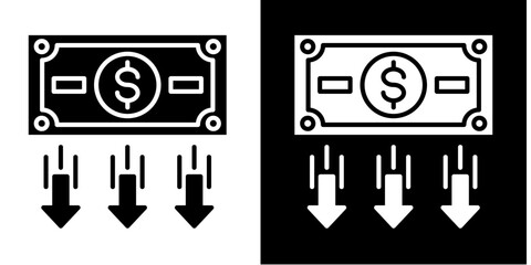 Lose  Icon Set White Style Collection