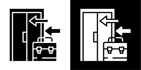 Dismiss  Icon Set White Style Collection