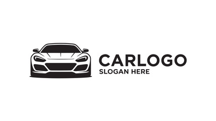 Obraz premium Vector Illustration Of Modern Sports Car Logo With Slogan For Automotive Brand Identity On Transparent Background