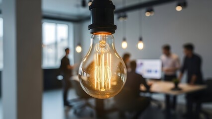 Creative team discussing a business idea