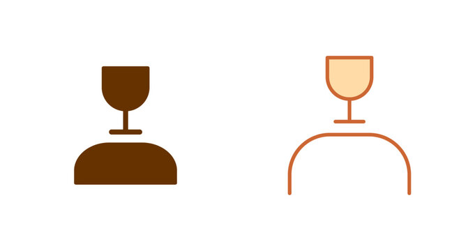 Wine Snob Icon Design