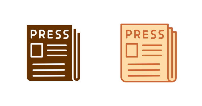 Press Release Icon Design