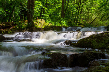 Fototapeta premium Selkewehr im Selketal, Harz