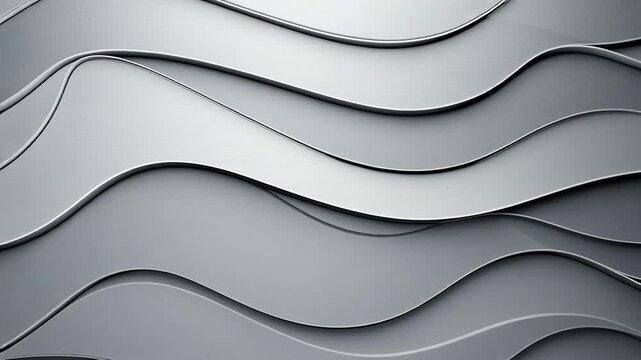Glossy Metal Rib Texture &ndash; Silver Gradient Design