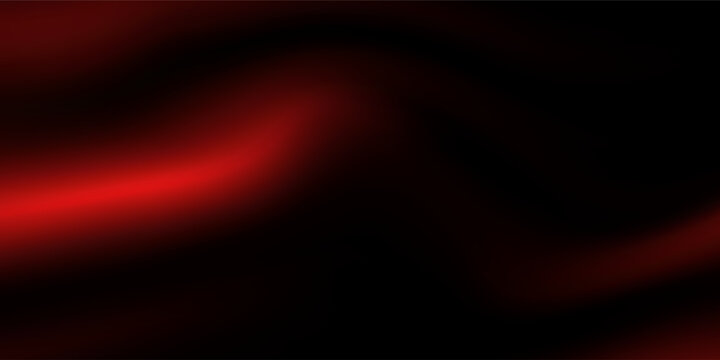 Dark abstract background with glowing red light streaks and smooth gradient motion. modern trendy design
