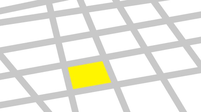 On the trembling or twitching mesh surface, a yellow diode or light bulb flashes in different places.