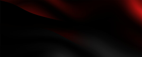 Dark abstract background with glowing red light streaks and smooth gradient motion. modern trendy design