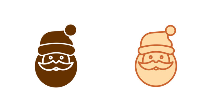 Santa Icon Design