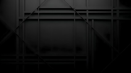 Dark Industrial Scaffolding Structure Closeup.