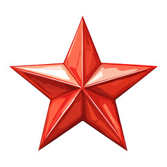 Obraz premium red star, labor day, festival, vector, transparent background, star, symbol, shape, icon, shiny, red, celebration, element, object, ornament, sign