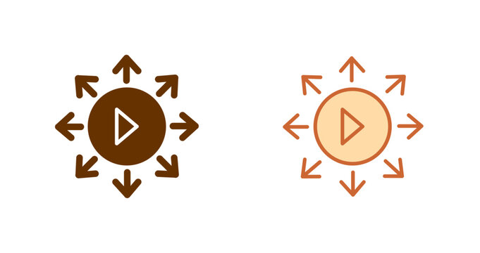 Viral Content Icon Design