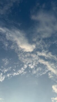 A beautiful sky and clouds.