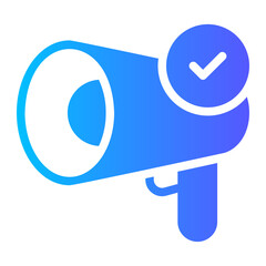 megaphone gradient icon