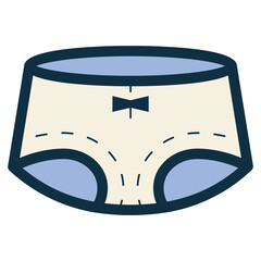 woman underpant panty icon