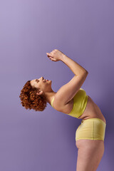 Embracing self-love in a playful studio moment