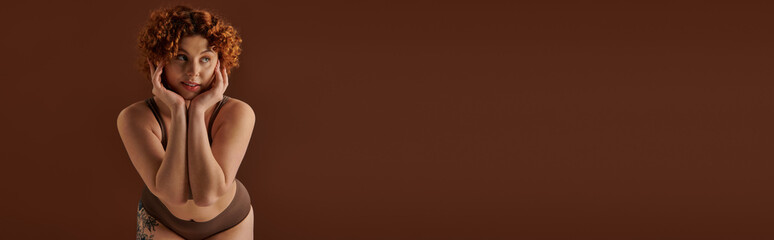 Embracing confidence in a creative studio setting with body positivity