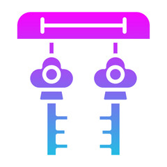 Obraz premium Key Hanger Icon