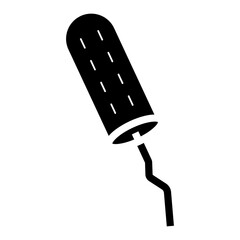 menstrual product tampon glyph icon
