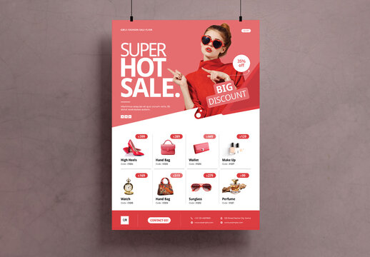 Fashion Hot Sale Flyer Template