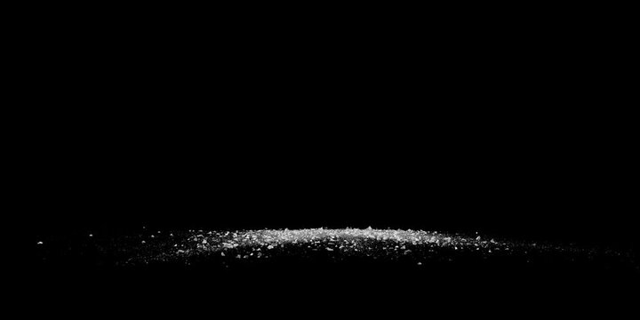 Collapsed ceiling Falling boards, sheetrock, and other debris effect background footage motion graphics, or as a background or overlay 4K drag and drop editing software supporting blending modes.