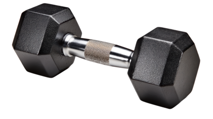 Dumbbell handles pair of dumbbells with black rubber grips for effective strength training