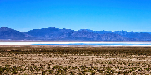 Salinas Grandes along the N52, east of Susques, Puna region, high-altitude (3400m) Andes mountains, Argentine.