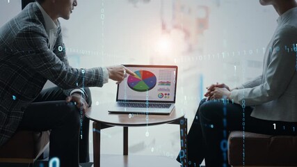 Group of business people meeting and digital technology concept - Powered by Adobe