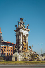 Pla&ccedil;a d'Espanya, Barcelona, Spain