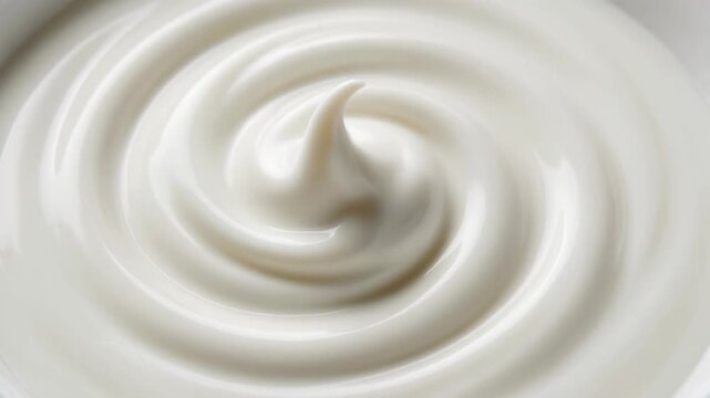 Creamy Smooth Whipped Texture of White Sauce Perfect for Culinary Creations