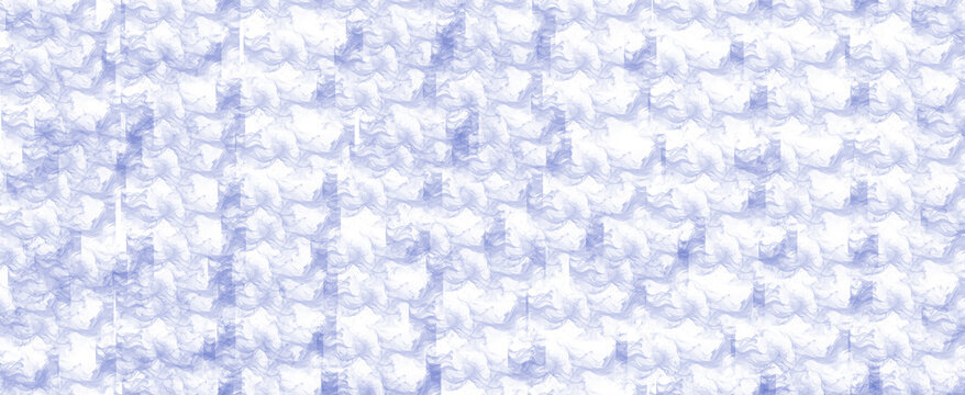 Abstract digital noise pattern in blue tones with specks, isolated on transparent background - Powered by Adobe