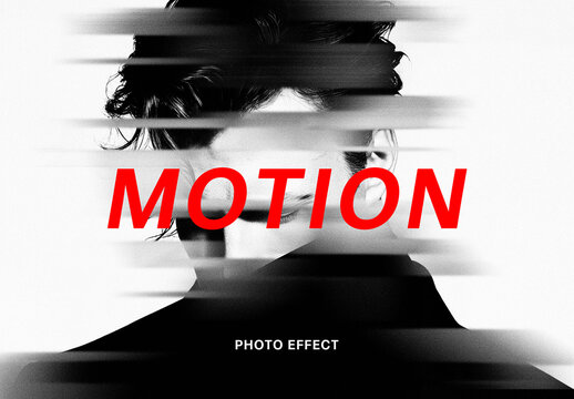 Motion Photo Effect Mockup