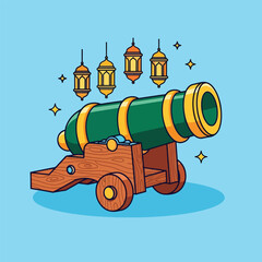 Ramadan Cannon and Lanterns.