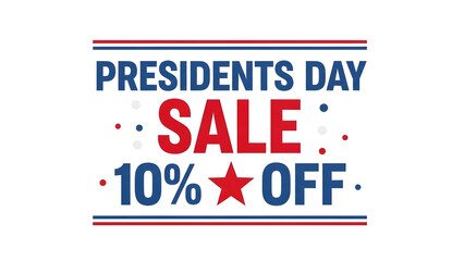 Happy presidents day sale 10 off celebrate with discounts