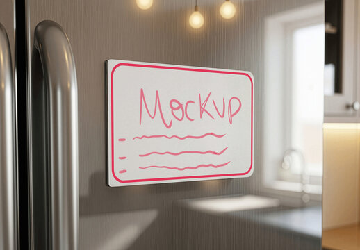 Refrigerator Board Mockup