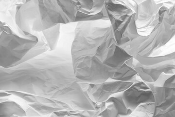 Crumpled sheet of paper as an abstract background.