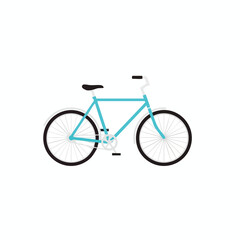 Fototapeta premium Simple Vector Bicycle Illustration