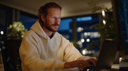 A backend diagnostics scene shows engineers analyzing errors in data logs linked to broken components, improving fault detection, system recovery, and operational stability. cinematic color