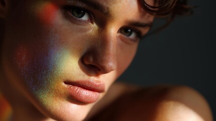 Digital engineering model features a heatmap rendered in spectrum gradients, highlighting material stress levels measured across a surface during strength testing. cinematic color correction,