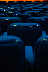 Fototapeta premium seat back in auditorium