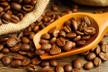 Coffee bean for drink in morning, nature food.